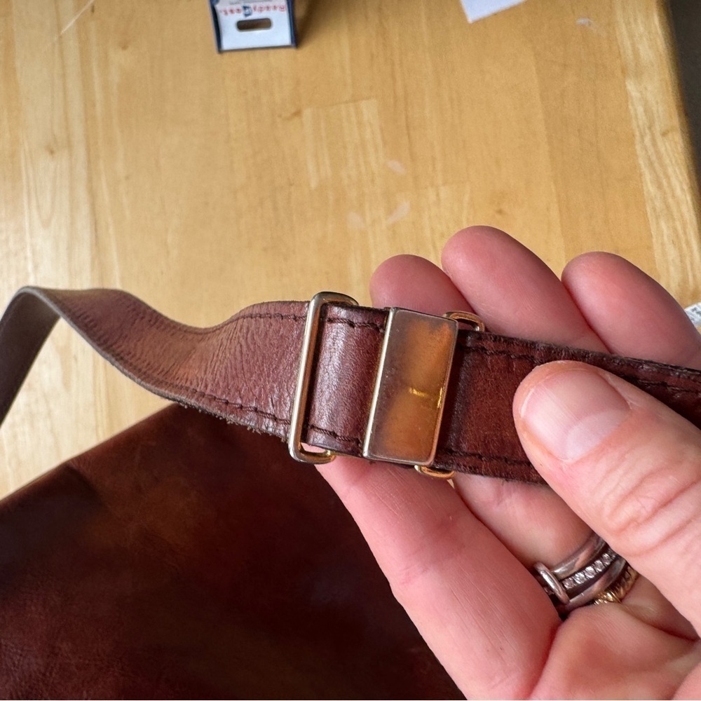 Vintage Barantani Italian Leather Crossbody Bag - Picture 12 of 16